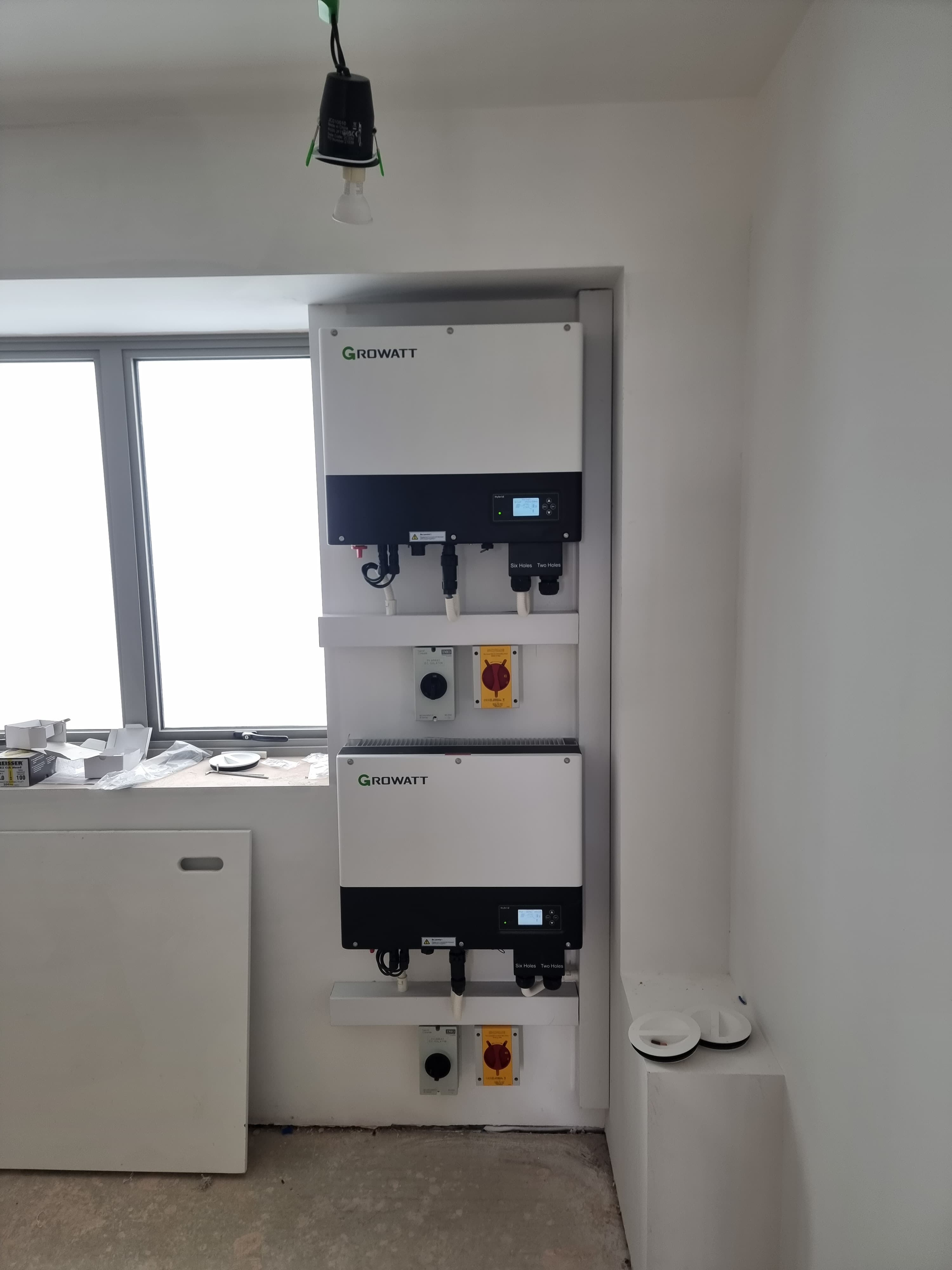 Growatt battery storage inverters professionally installed